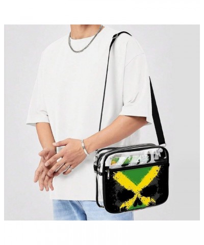 Clear Shoulder Handbag Fashion Waterproof Shoulder Bag With Adjustable Strap Color1052 $17.68 Totes