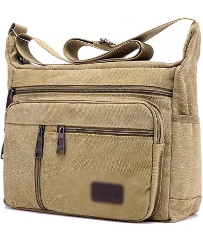 Shoulder bag Men Canvas Shoulder Bags Casual Tote Travel Men's Crossbody Bag Luxury Messenger Bags Fashion Handbag Green $29....