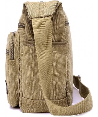 Shoulder bag Men Canvas Shoulder Bags Casual Tote Travel Men's Crossbody Bag Luxury Messenger Bags Fashion Handbag Green $29....