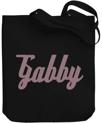 Gabby Italic Font Canvas Tote Bag 10.5" x 16" x 4 $22.79 Totes