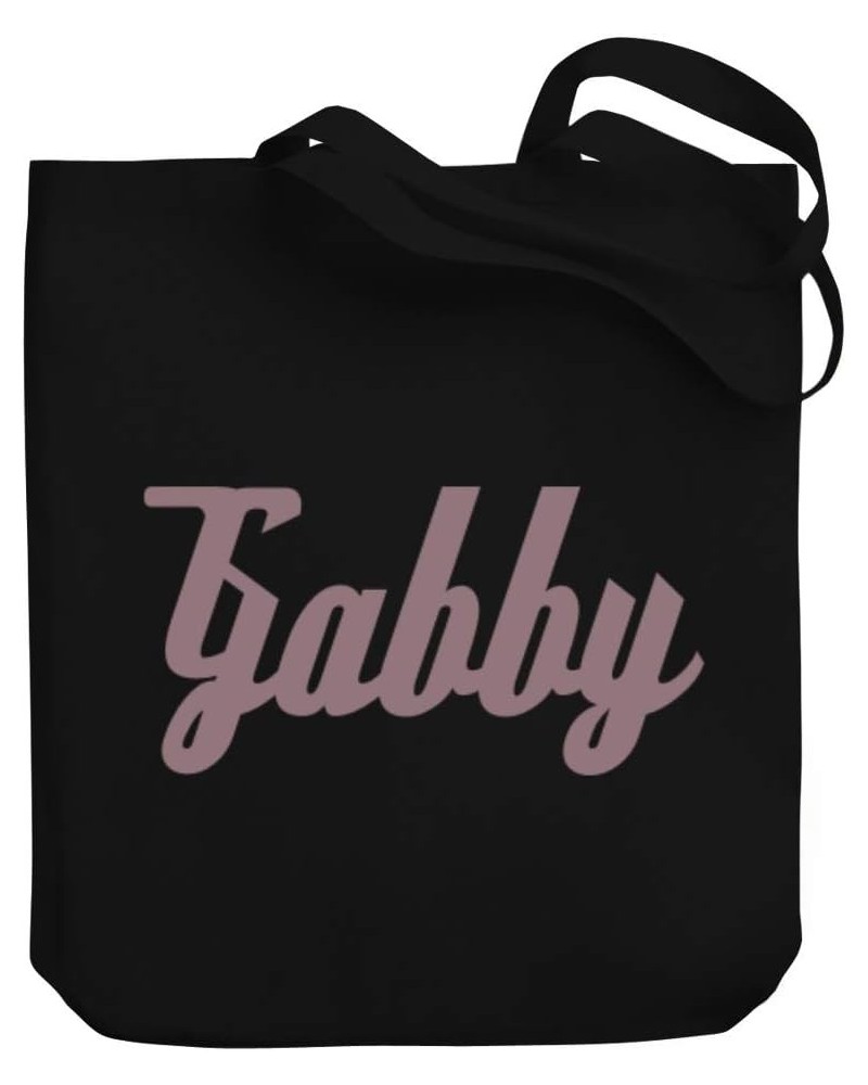 Gabby Italic Font Canvas Tote Bag 10.5" x 16" x 4 $22.79 Totes