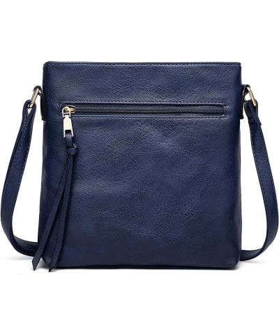 3PCS Set Handbag and Purses for Women Uique Leather Shoulder Bag Multifunction Shopper Work Crossbody Satchel Clutch Blue $35...