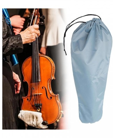 Violin Cover Silk Fabric Violin Bag Musical Instrument Dust Cover Violin Dust Cover, Blue Gray $8.66 Totes