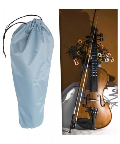 Violin Cover Silk Fabric Violin Bag Musical Instrument Dust Cover Violin Dust Cover, Blue Gray $8.66 Totes