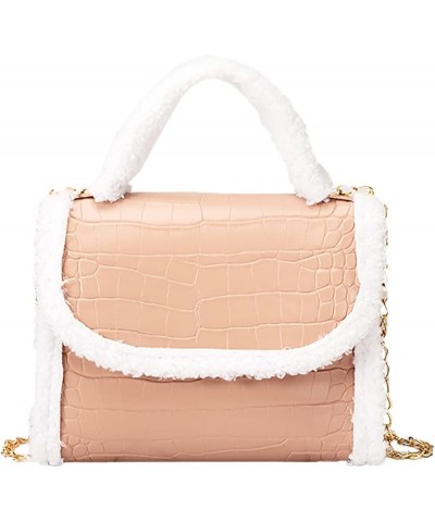 Fashion Bag Messenger Ladies All-match Handbag Bag Shoulder Bag Mens Bags Shoulder Pink-` One Size $10.59 Shoulder Bags