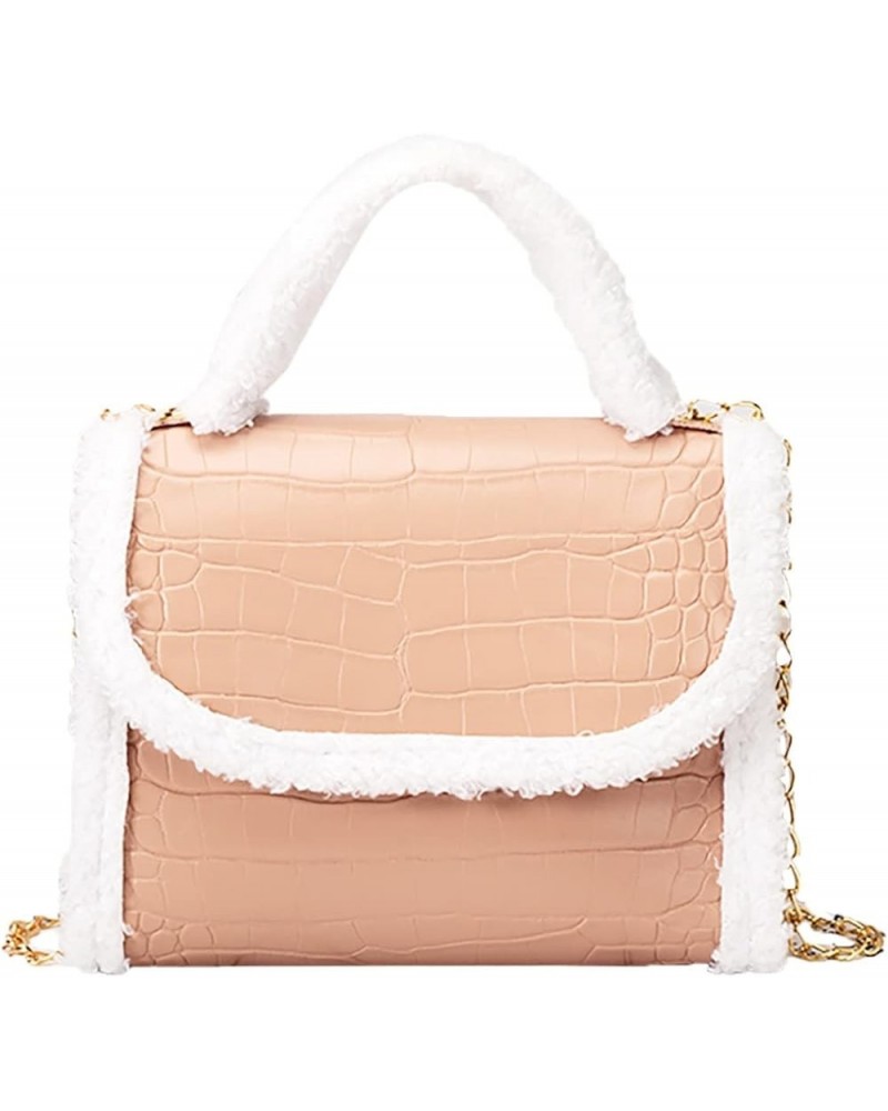 Fashion Bag Messenger Ladies All-match Handbag Bag Shoulder Bag Mens Bags Shoulder Pink-` One Size $10.59 Shoulder Bags