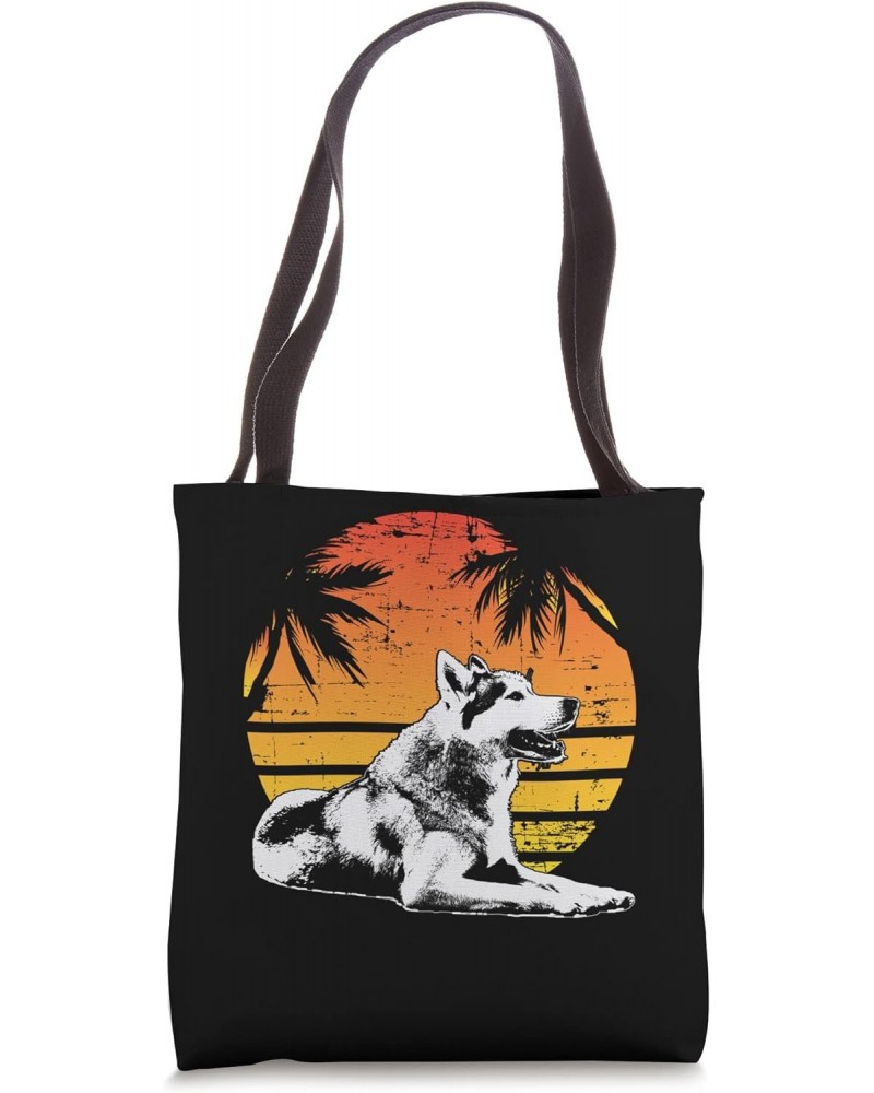 Sled Dog Husky Dog Breed Tote Bag $12.72 Totes