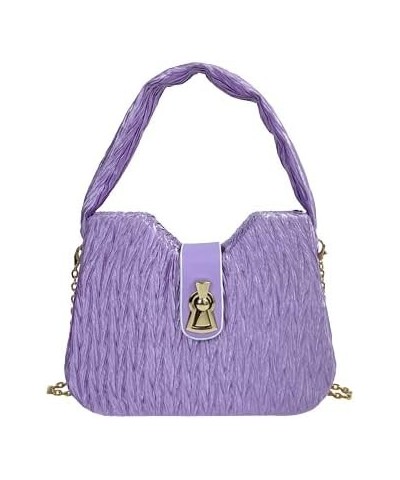 Handbag for Women Black Shoulder Bag Women's Crossbody Handbags Synthetic Leather Handbags for Women (grey) Purple $19.50 Totes