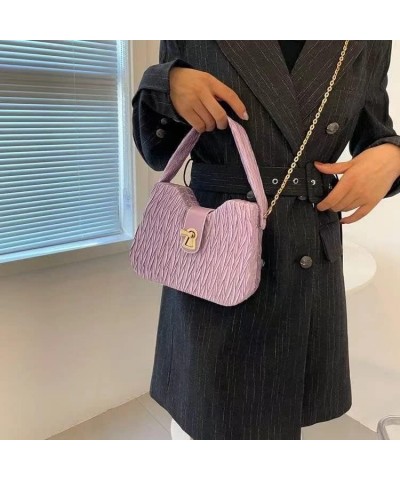 Handbag for Women Black Shoulder Bag Women's Crossbody Handbags Synthetic Leather Handbags for Women (grey) Purple $19.50 Totes