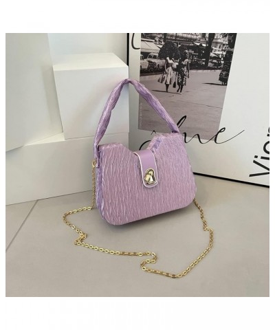 Handbag for Women Black Shoulder Bag Women's Crossbody Handbags Synthetic Leather Handbags for Women (grey) Purple $19.50 Totes