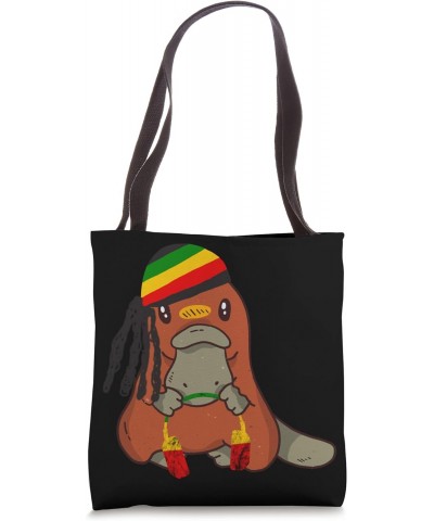 Platypus Wildlife Animal Rasta Reggae One Love Rastafari Tote Bag $10.92 Totes