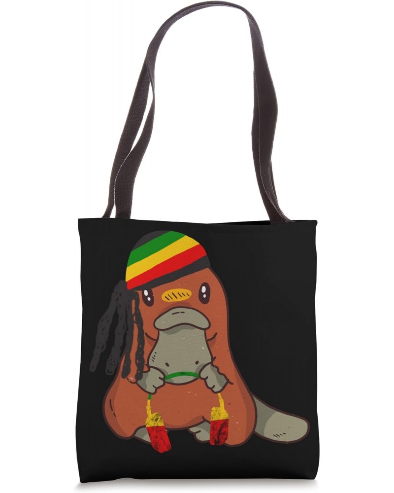 Platypus Wildlife Animal Rasta Reggae One Love Rastafari Tote Bag $10.92 Totes