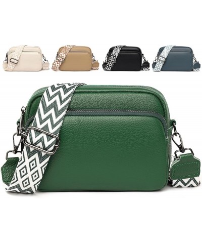 Crossbody Bags Leather Handbags Shoulder Bags for Women Multipocket Casual Cross-Body Bag,Gifts for friends Green $16.65 Cros...