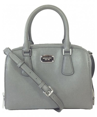 Reese Medium Leather Satchel, Steel Grey $75.95 Shoulder Bags