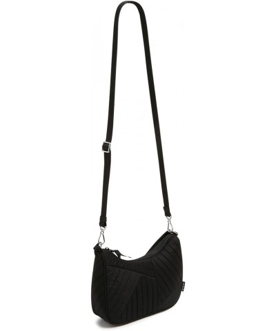 Cotton Frannie Crescent Crossbody Purse True Black $29.92 Crossbody Bags