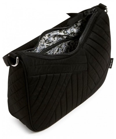 Cotton Frannie Crescent Crossbody Purse True Black $29.92 Crossbody Bags