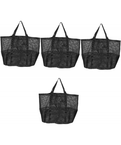 2pcs Beach Bag Mesh Beach Bag Tote Beach Bag Large Mesh Beach Bag Portable Nylon Toiletries Black Blackx4pcs $16.12 Others