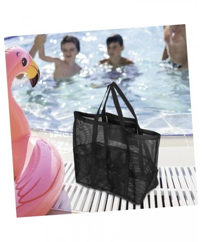 2pcs Beach Bag Mesh Beach Bag Tote Beach Bag Large Mesh Beach Bag Portable Nylon Toiletries Black Blackx4pcs $16.12 Others