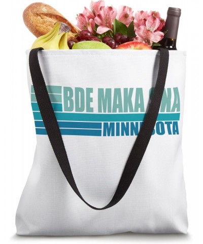 Blue Vintage BDE MAKA SKA Fun Real Lake in Minnesota MN Tote Bag $13.19 Totes