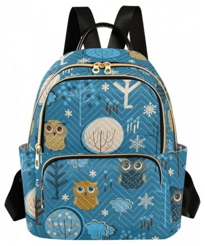 Owls Backpack Purse for Women Ladies Fashion Travel MiniShoulder Bags for Lady Women Holiday Gifts,M Medium $20.29 Backpacks