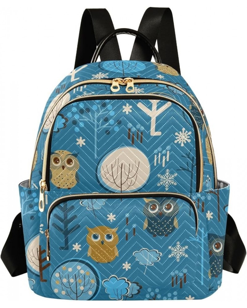 Owls Backpack Purse for Women Ladies Fashion Travel MiniShoulder Bags for Lady Women Holiday Gifts,M Medium $20.29 Backpacks