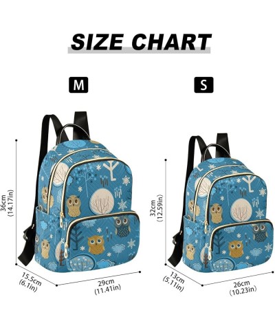 Owls Backpack Purse for Women Ladies Fashion Travel MiniShoulder Bags for Lady Women Holiday Gifts,M Medium $20.29 Backpacks