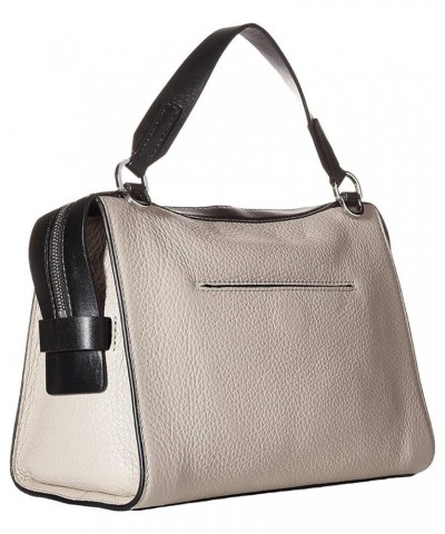 MICHAEL Ingrid Medium Shoulder Matte Pebble Bag Cement/Black $65.59 Shoulder Bags