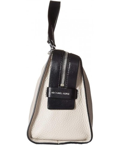 MICHAEL Ingrid Medium Shoulder Matte Pebble Bag Cement/Black $65.59 Shoulder Bags