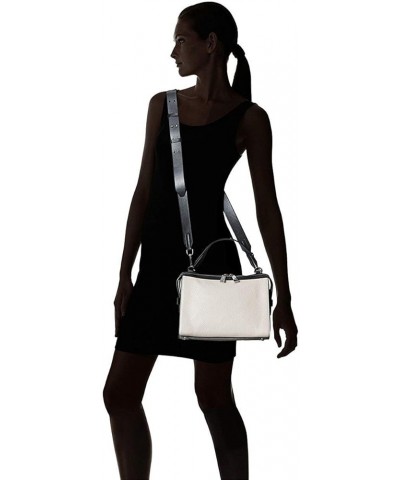 MICHAEL Ingrid Medium Shoulder Matte Pebble Bag Cement/Black $65.59 Shoulder Bags