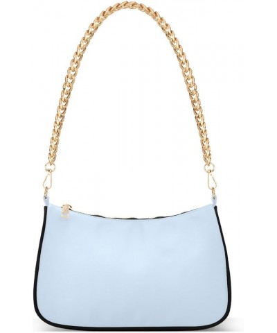 Clematis Shoulder Tote Purse: Hobo, Tote, Shoulder & Clutch Styles, Small Shoulder Purse Elegant Blue $11.50 Handbags