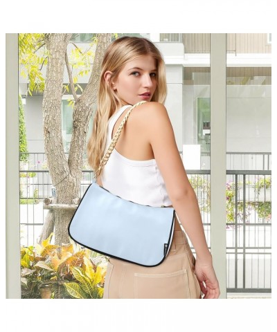 Clematis Shoulder Tote Purse: Hobo, Tote, Shoulder & Clutch Styles, Small Shoulder Purse Elegant Blue $11.50 Handbags