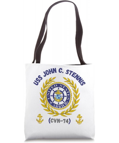 USS John C. Stennis CVN 74 Naval Aircraft Carrier Naval Ship Tote Bag $15.09 Totes