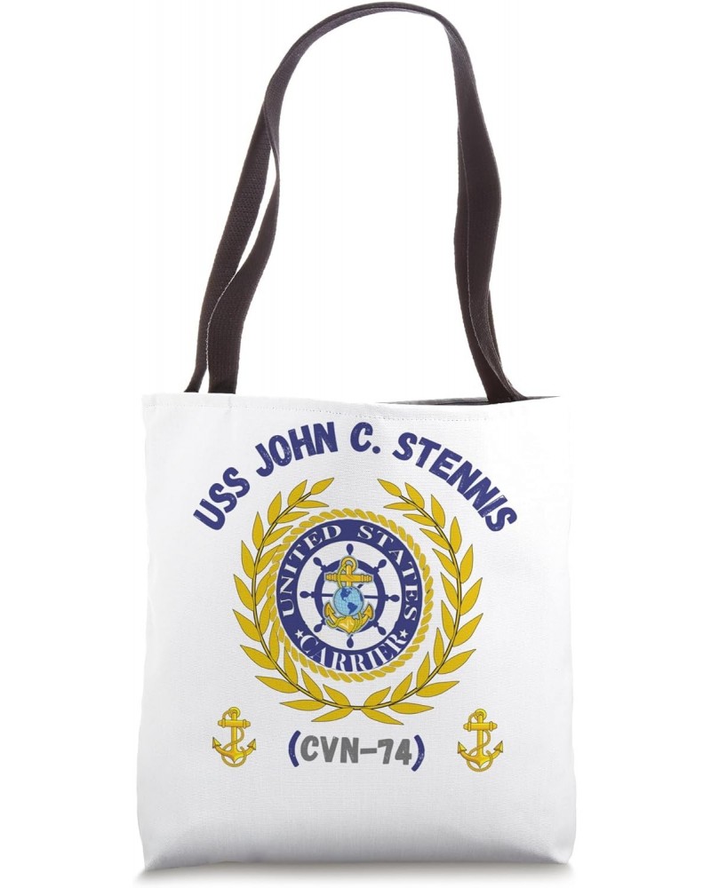 USS John C. Stennis CVN 74 Naval Aircraft Carrier Naval Ship Tote Bag $15.09 Totes