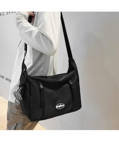 Cute Messenger Bags for Women, Aesthetic Shoulder Bag Crossbody Tote Bag Crossbody Bags Women Crossbody Sling Purse Black $12...