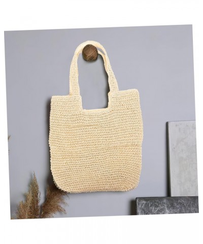 2pcs Straw Bag Cross Body Tote Bag Women Ladies Straw Handbags Crossbody Sling Purse Beach Tote Straw Purse Straw Handle Tote...