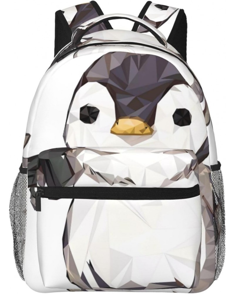 Cartoon Penguin Stylish And Lightweight Backpack,Comfortable To Carry,Multi-Pocket Design,23l Capacity,Easily Meet Your Daily...