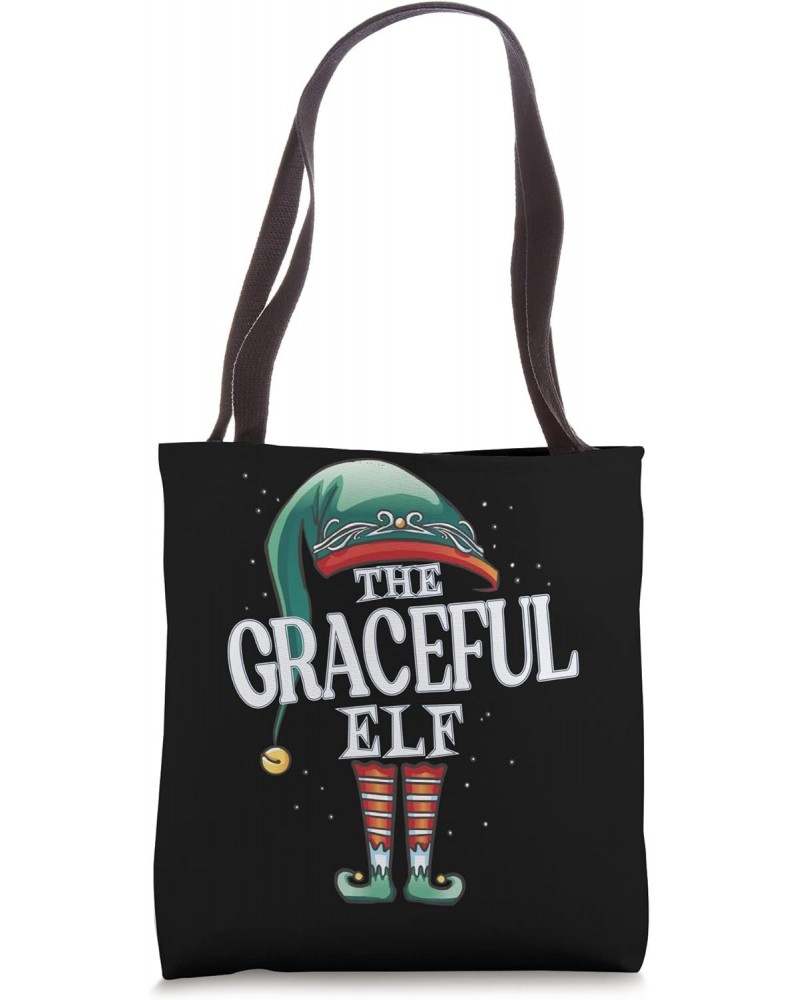 Graceful Elf Christmas Group Xmas Pajama Party Tote Bag $12.20 Totes