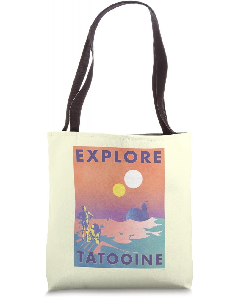 Explore Tatooine Poster Tote Bag $13.80 Totes