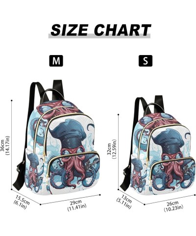 Quilted Backpack Hanukkah Cake Small Backpack for Women Travel Backpack with Luggage Strap Blue Red Cartoon Pirate Small $17....