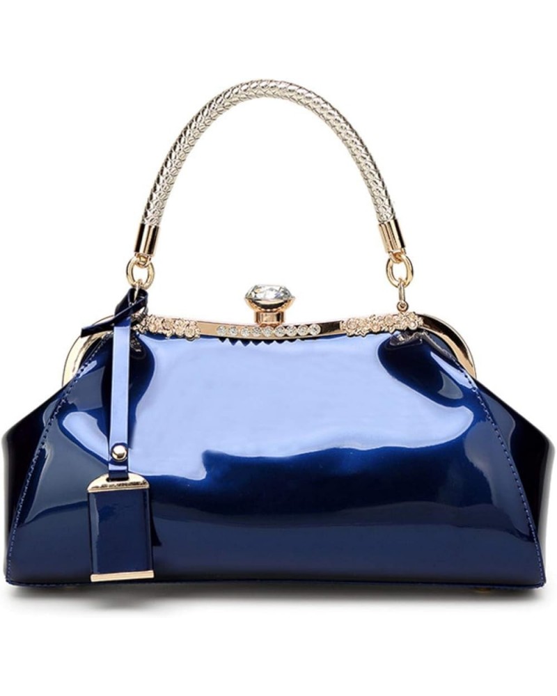 Women's handbags handbags women's one-shoulder diagonal bag Blue $43.21 Shoulder Bags