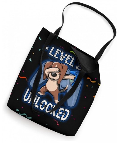 Level 28 Unlocked - Funny Dabbing Beagle Gamer 28th Birthday Tote Bag $11.25 Totes