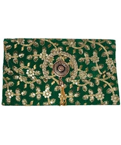 Clutch Bag Purse Handbag for Casual, Party, Wedding Green $9.63 Clutches