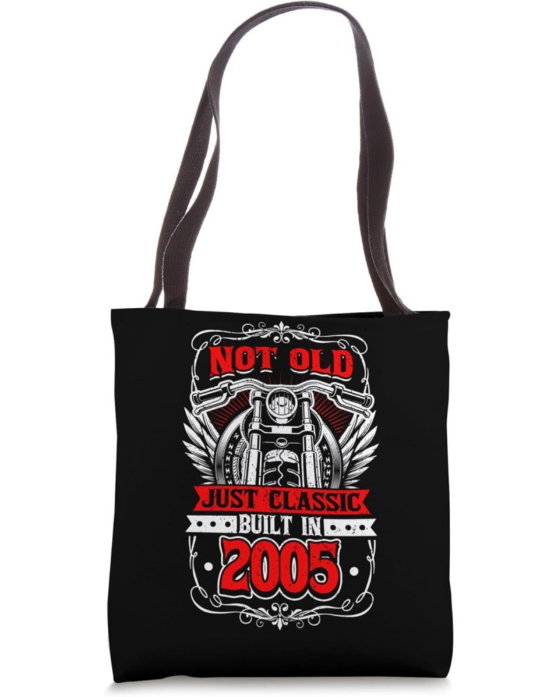 Motorcycle Biker Birthday, Built In 2005, Vintage 2005 Tote Bag $11.75 Totes