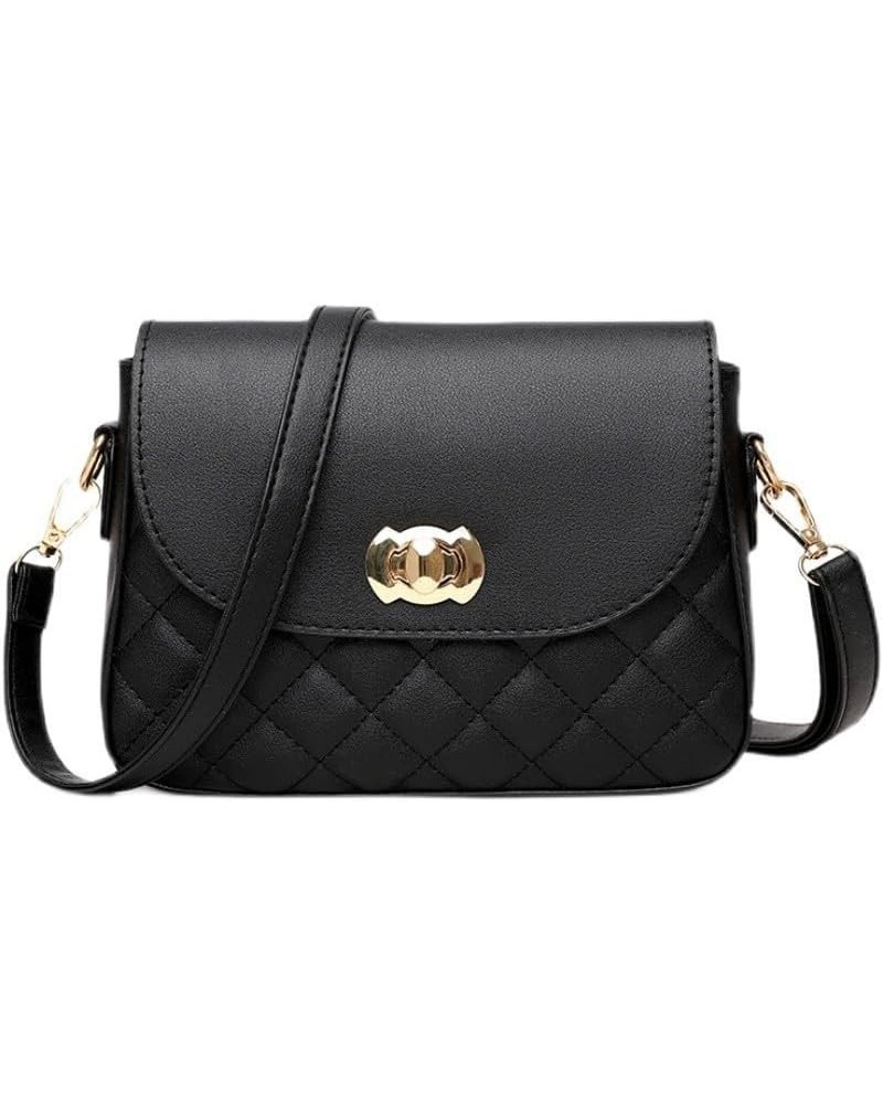 Small Purse for Women Black Shoulder Bag Cute Crossbody Bag Handbag with Adjustable Strap and Zipper Closure Black $13.79 Cro...