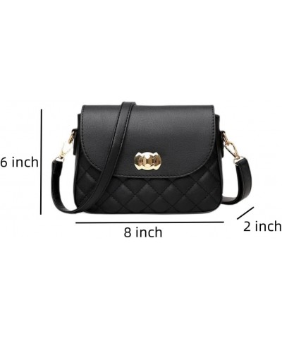 Small Purse for Women Black Shoulder Bag Cute Crossbody Bag Handbag with Adjustable Strap and Zipper Closure Black $13.79 Cro...