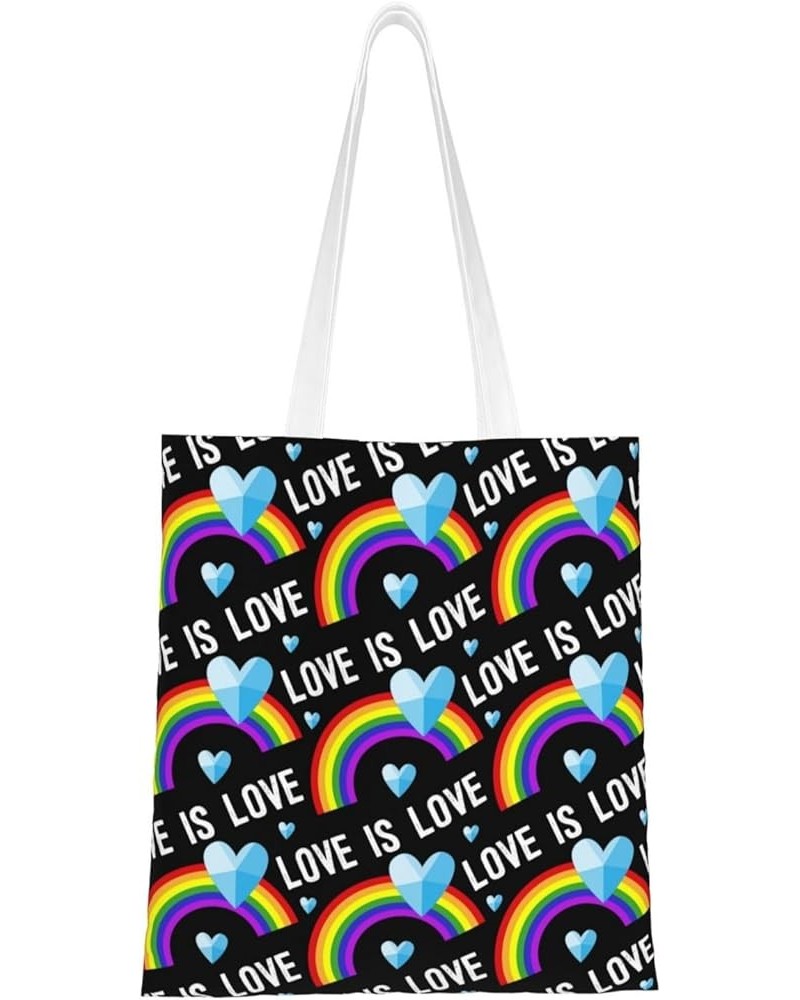 Mermaids Single Shoulder Fashion Canvas Tote Shopping Bags Handbags For Men And Women Lgbt Pride4 $11.13 Totes