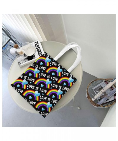 Mermaids Single Shoulder Fashion Canvas Tote Shopping Bags Handbags For Men And Women Lgbt Pride4 $11.13 Totes