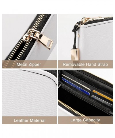 Long Clutch Wallet, Long Handbag with Wristlet Strap, PU Leather Zip Purse Multi 8 $18.69 Wristlets