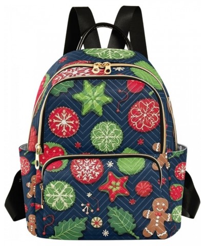 Orange Fall Leaves Daypack Casual, Women's Backpack Fashion, Summer Backpack, S Christmas Ornaments and Cookie-1 Small $19.37...