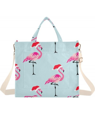 Shoulder Handbag Women Tropical Leaves Trendy Watercolor Crossbody Purse Teacher Tote Bag Crossbody Handbag Flamingo With Chr...